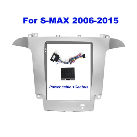 Пластиковая рамка для автомагнитолы Ford Galaxy C-MAX S-MAX 2007-2015 (без экрана)