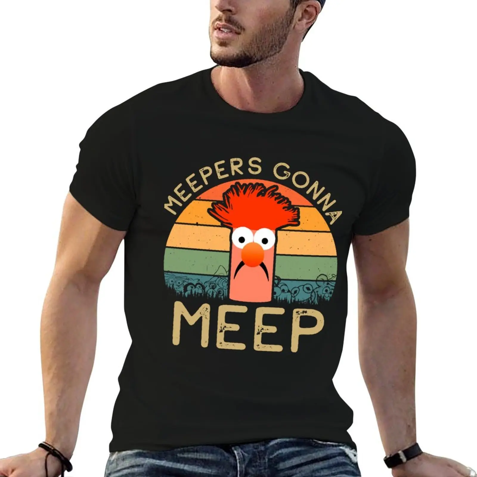 

Meepers Gonna Meep T-Shirt t shirts for man pack cotton t shirts for man graphic vintage T-Shirt