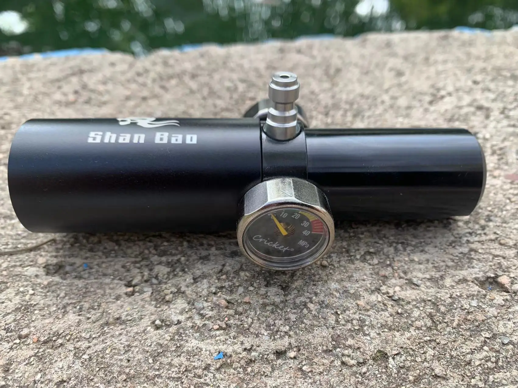 Shan Bao Schwarzes Tauchmotorboot mit integriertem Edelstahl-Einstellschalter, Steckverbinder, Doppelanzeige, 30 MPa, 40 MPa – Detail 7