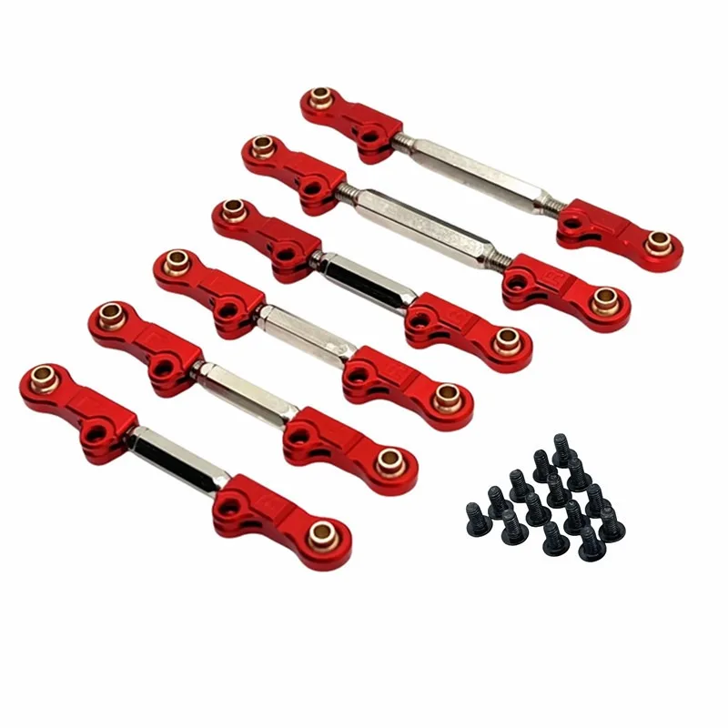 

Metal Upgrades Remote Control Car Replacement Adjustment Rod P73200 P73240 Parts Set Fit For MJX 1/7 7303 RC Car