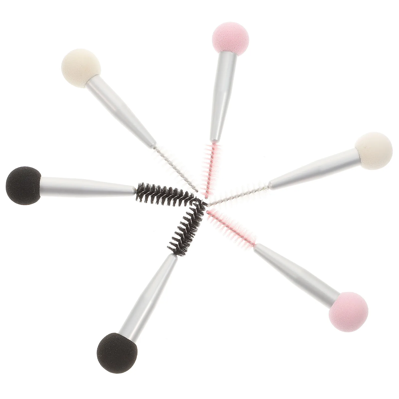 

6pcs Makeup Brushes Sponge for Face Foundation Powder Cream Blush Eyeshadow Mascara Tools Accessories