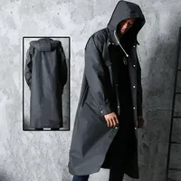 Xiaomi Mijia Adult Raincoat Waterproof Long Thickened Raincoats Women Men EVA Rain Coat Hooded Outdoor Hiking Travel Fishing