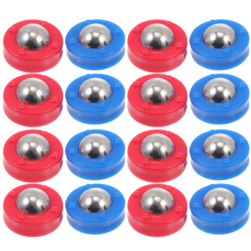 16 Pcs Shuffleboard Curling Accessories Tabletop Kids Football Funny Rolling Beads Multifunction Steel Toy