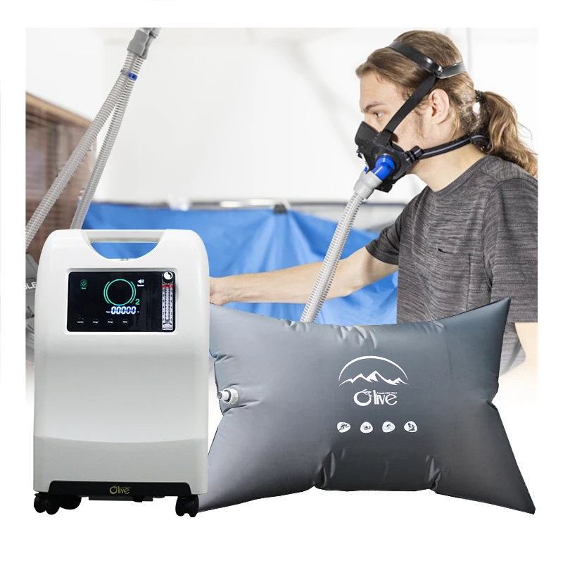 

Новинка! Тренажер для имитации высоты OLIVE Hypoxico 1000L с маской и резервуаром для спортсменов, занимающихся выносливостью.