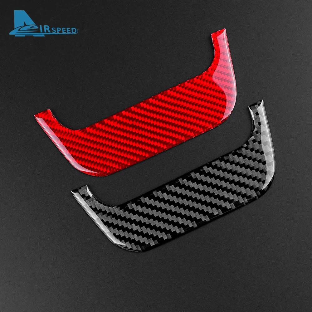 1pcs For BMW 5 Series M5 E39 1998 1999 2000 2001 2002 2003 Real Carbon Fiber Storage Box Front Armrest Handle Panel Stickers