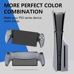 Replacement Shell for P5 Portal Front Cover & Back Plates Custom Housing Case for PS5 Portal Console 30th Anniversary Grey
