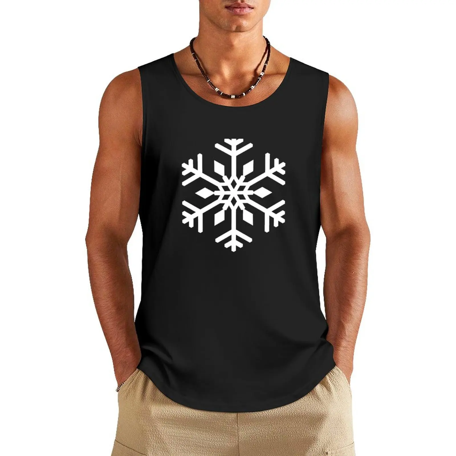 Snowflake 1 Tank Top anime top Gym man T-shirt men t-shirts for Men's gym