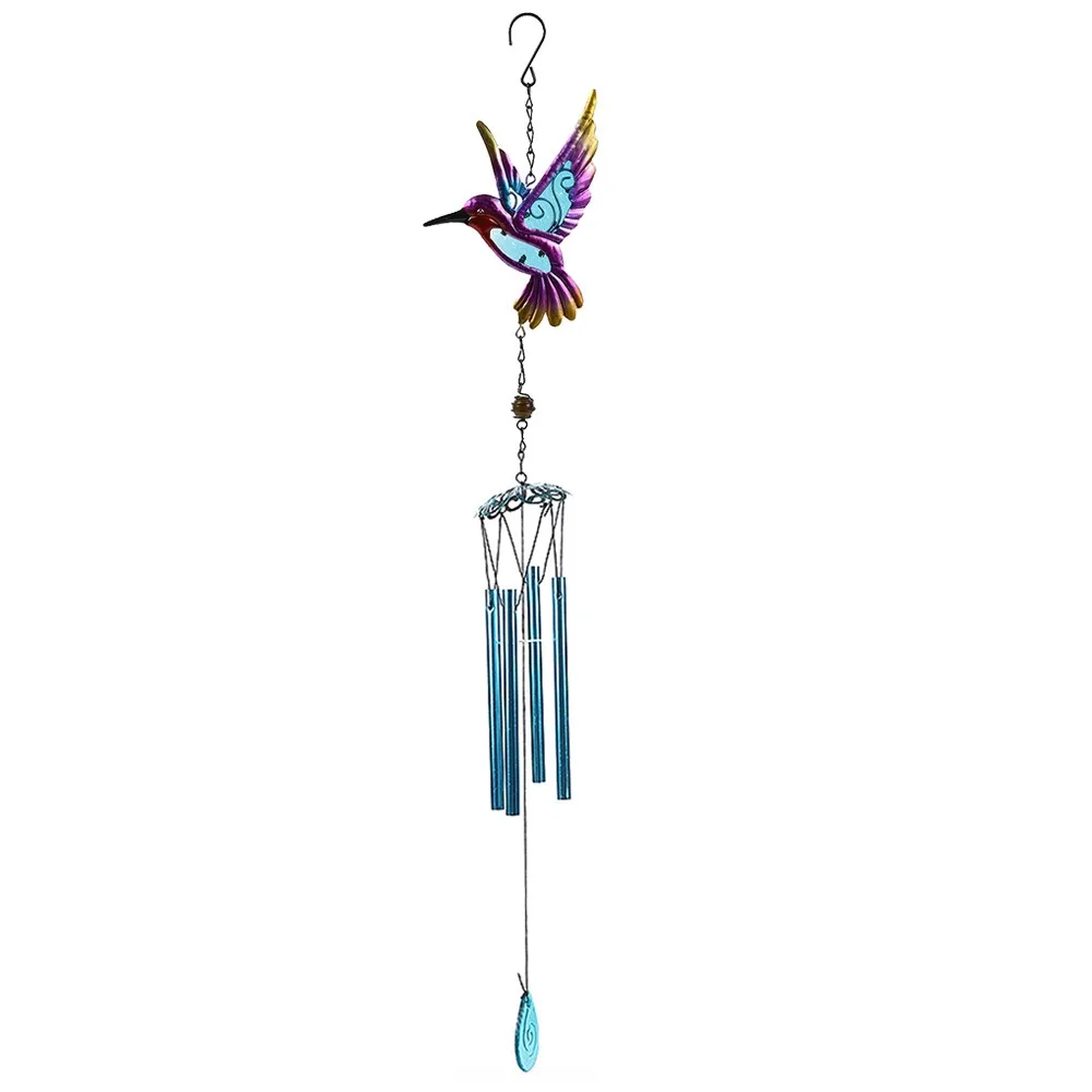 

Blessing Metal Hummingbird Wind Chime Vintage Creative Bell Pendant Exquisite Hanging Decoration Balcony