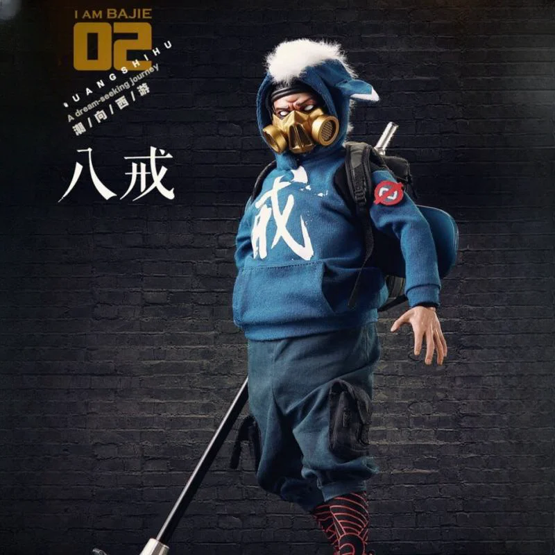 オリジナル 1/6 グッズ男性兵士西悟空 Bajie への旅中国フルセット 12 ''アクションフィギュアのおもちゃファンのため