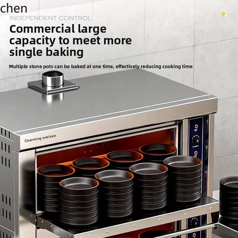ZZ LXC  oven commercial large capacity one layer two layer three layer commercial stone pot bibimbap roast chicken flat stove