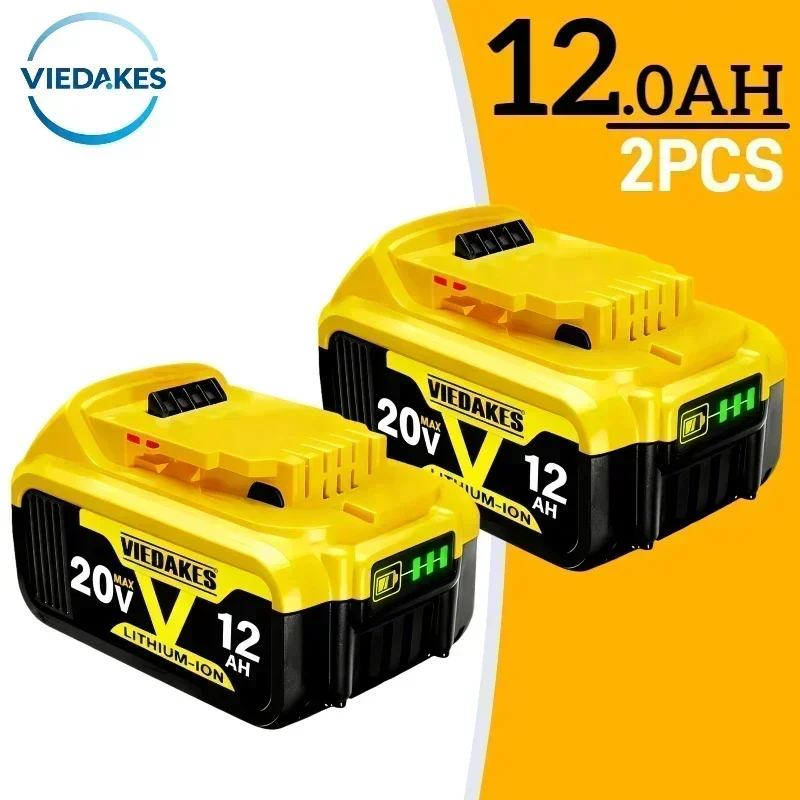 Origineel voor DEWALT 20V batterij 12Ah Hoge Capaciteit, voor DCB609 DCB606 DCB205 DCB206 DCB209 DCB182 20V Elektrisch Gereedschap