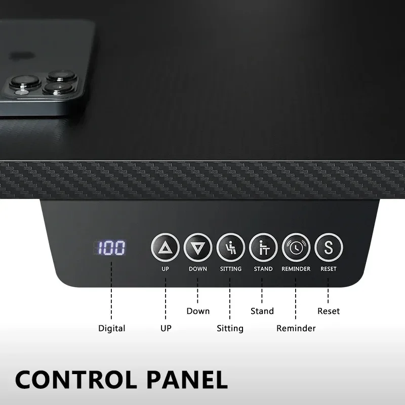 Electric L Shaped Standing Desk, Height Adjustable, Single Motor Corner Sit Stand Up Desk with Splice Board, White/Black