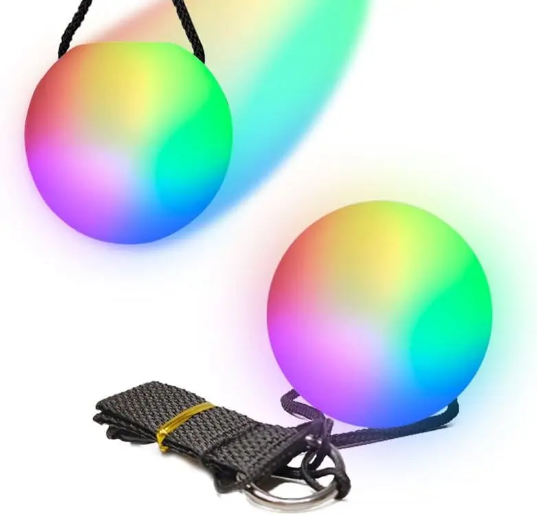 Belly dance accessories LED RGB throwing ball stage performance props for children and adults