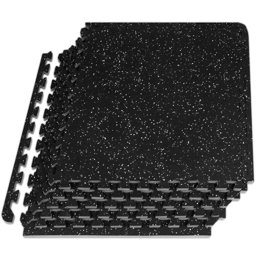 

Rubber Top Exercise Puzzle Mat inch or inch, EVA Foam Interlocking Tiles for Home Gym Protective Flooring for Equipment and Work
