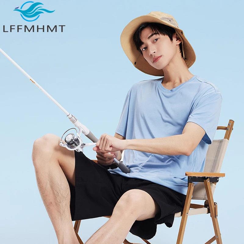 Soft Comfortable T-shirt For Men Summer New Fashion Short Sleeve Solid Color Basic Tees Teens Delicate Outdoor Casual Daily Tops