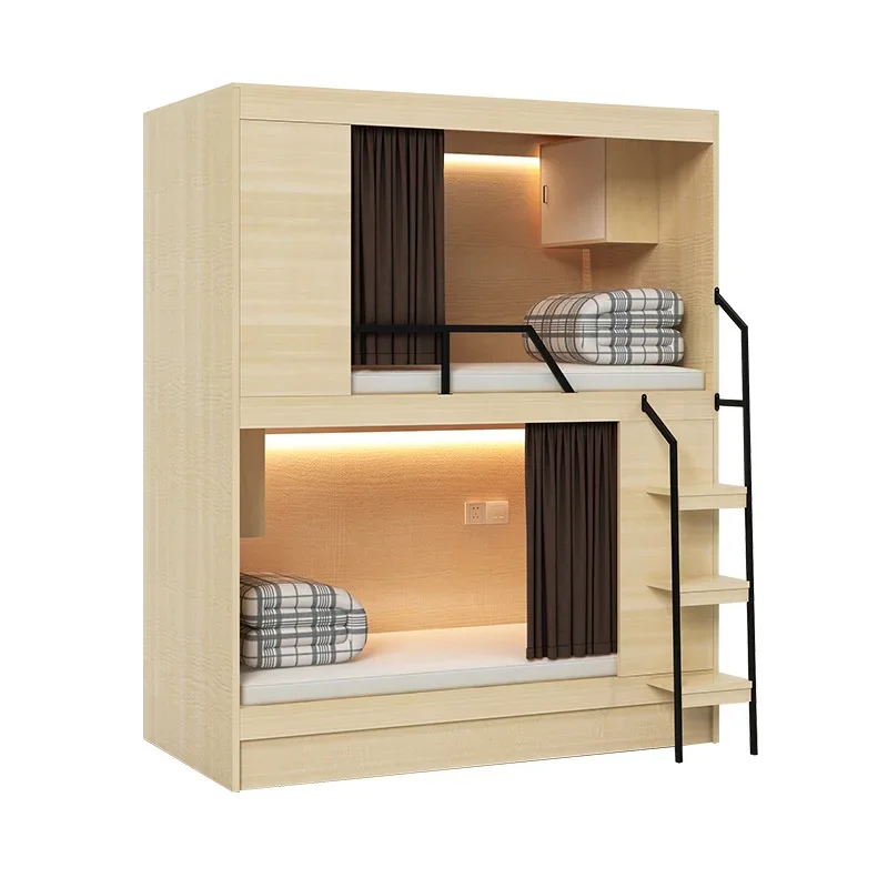 Furniture space capsule e-sports hotel bunk beds Youth hostel staff double floor all-inclusive board apartment bed