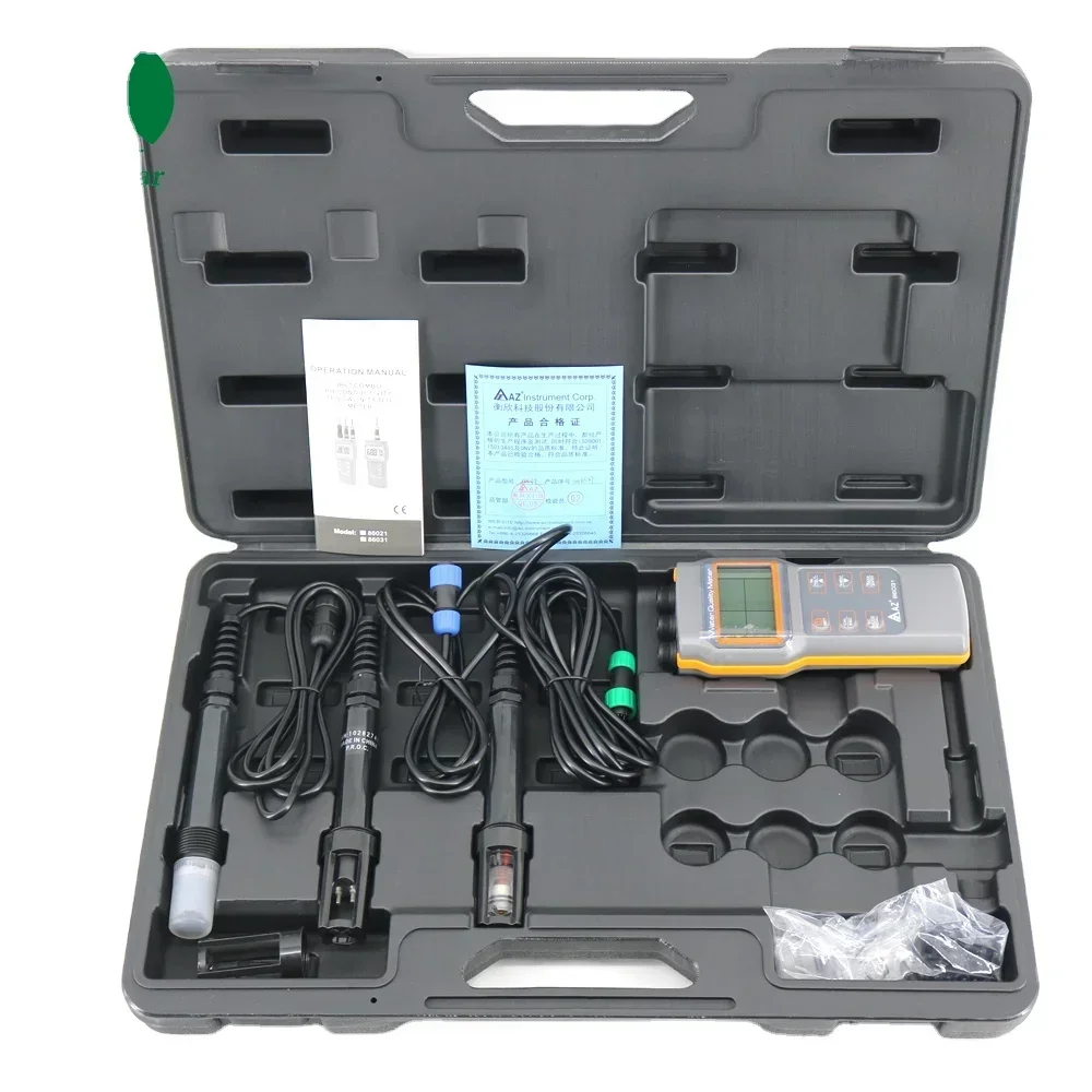 New Discount AZ86031 water quality measuring instrument 86031 Handheld IP67 Combo PH/COND./D.O