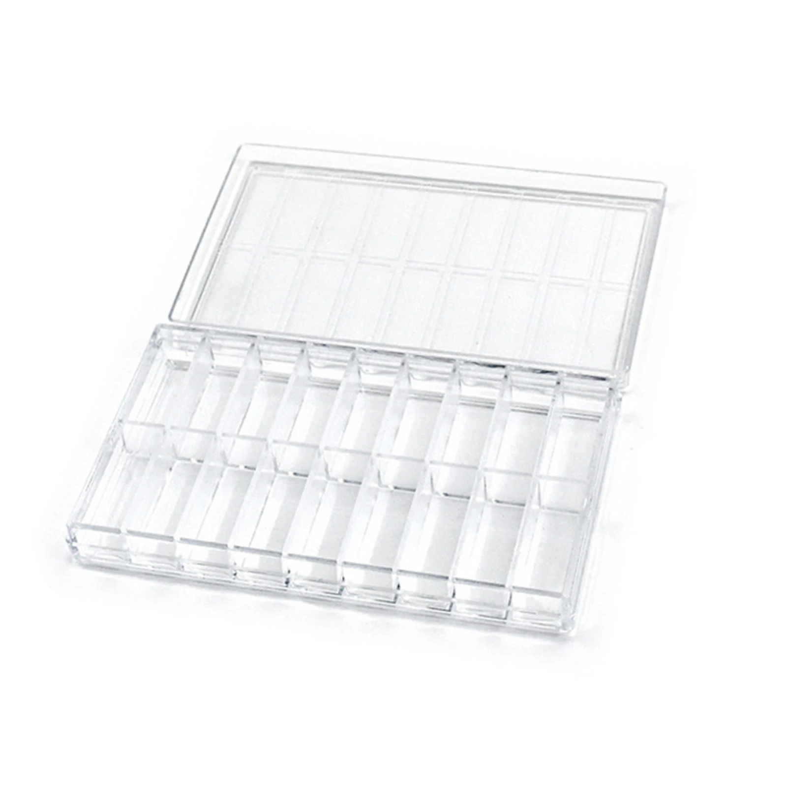 18 Grids Transparent Dismountable Watch Tiny Parts Storage Box Plastic Watch Repair Parts Container Watch Accessories