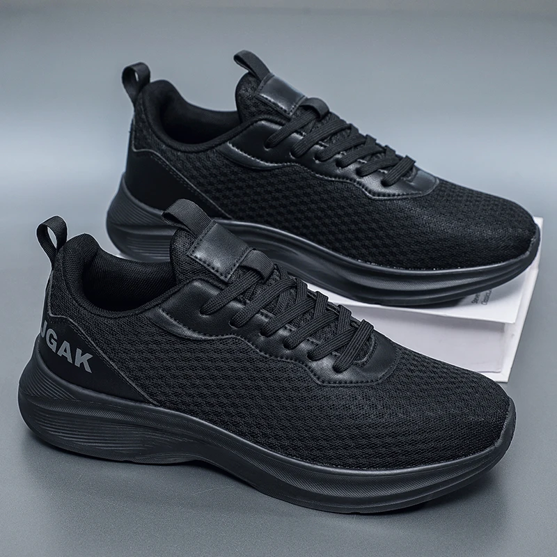 Plus Size 50 New Sports Casual Shoes Summer Men's Shoes British Thin Mesh Breathable Mesh Shoes Soft-Soled Light Running Shoes