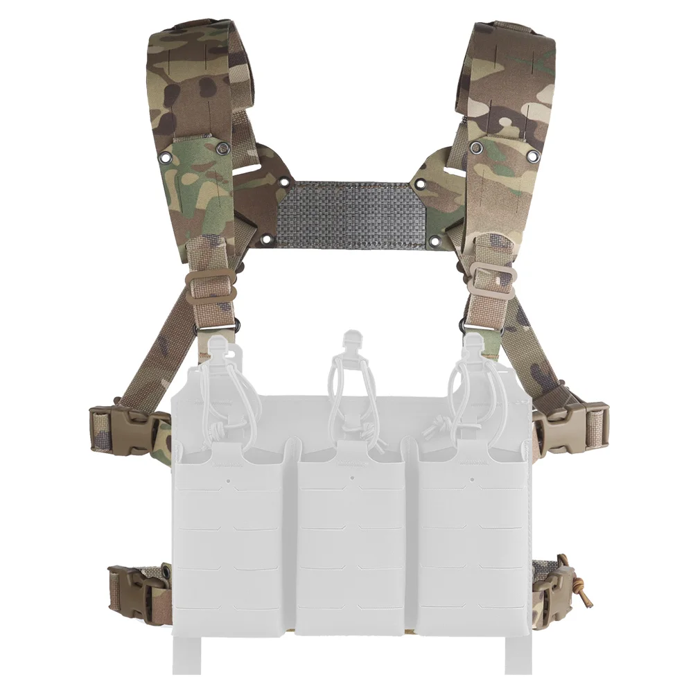 Portaplacas táctico Ferro Mini V2 tipo H – Arnés pecho MOLLE