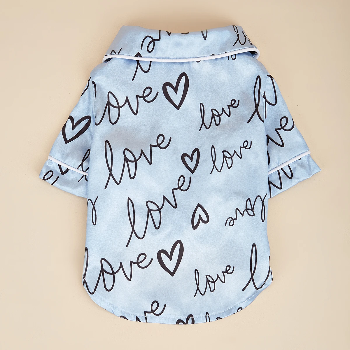 Dog Heart Pattern Shirts Soft and comfortable Dog Shirt Pajamas Pets Clothes for Small Dogs Cats