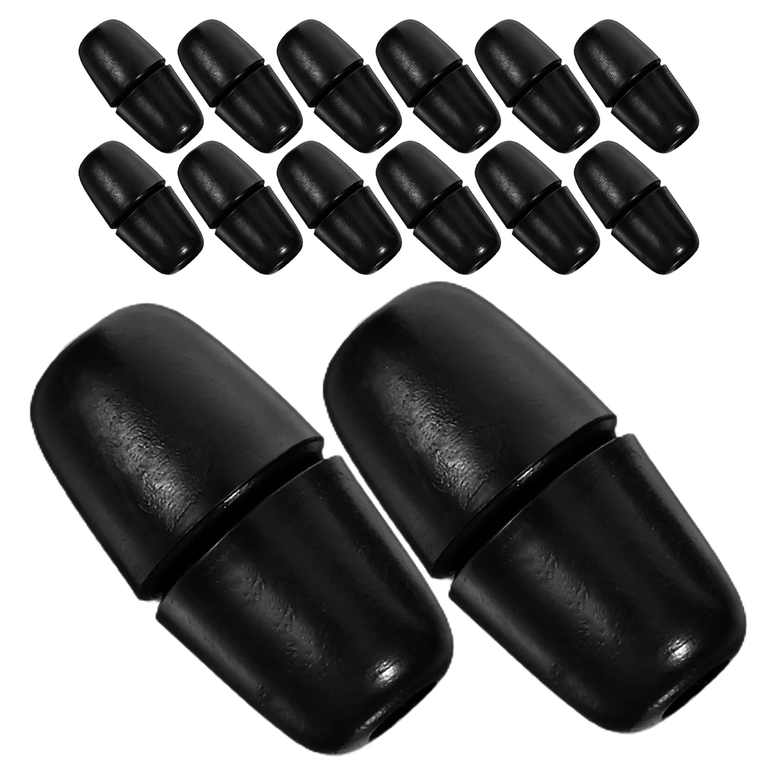 

100Pcs Cord End Caps Plastic for Clothing Accessories Durable Drawstring Ends Hoodie String Stoppers Shoelace Tips