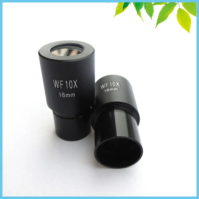 Wide Field Eyepiece WF10X 18mm Microscope Wide Angle Eyepiece 23.2mm Mounting Size Biological Microscope Accessory