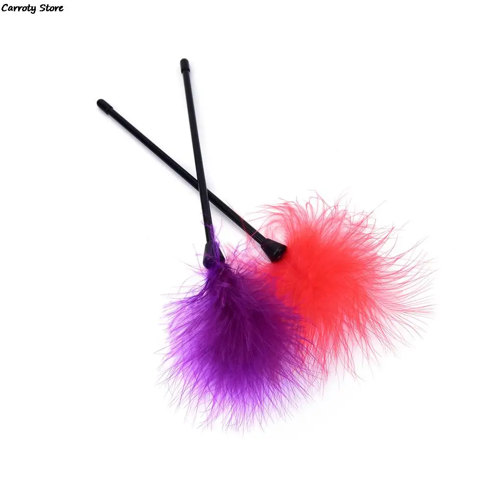 Ticklers Slave Flogger Bird Feather Clit Tickler Spanking Sex Toy 4 Colors Feather Flirting Tickler Sexy Whip Flirt Soft