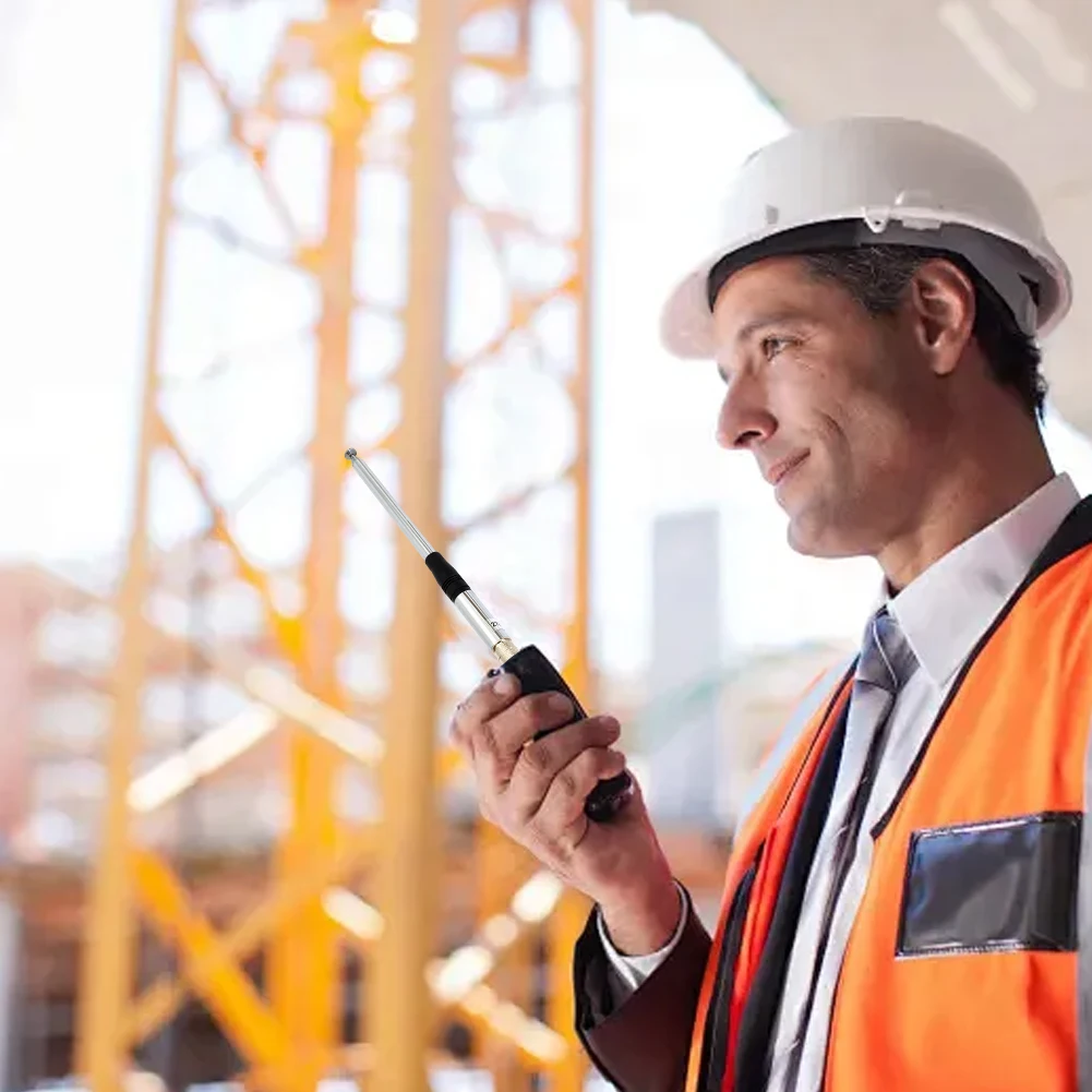 27MHz Telescopic/Rod HT Antennas SMA Female 23cm-130cm CB Radio Telescopic Antenna Walkie Talkie Handheld Extended CB Antenna