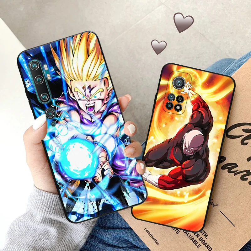 Soft Cases for Xiaomi 13 12 Lite 12t 12x Redmi Note12 Note13 Pro 5G 13c 4G 12c 12s Dragon Anime balls DBZ Black Phone Case Cover