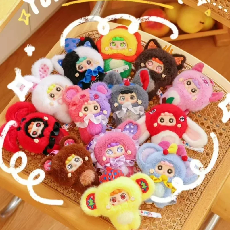

New Baby Three Migo Cute Plush Doll Anime Character Model Doll Mysterious Blind Box Decoration Children's Toy Girl Birthday Gift