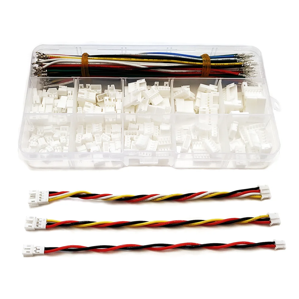 PH 2.0 Connector Pre-Crimped Cable Kit Compatible with JST-PH 2.0mm for Battery JJRC H36 Blade Inductrix Tiny Whoop Arduino