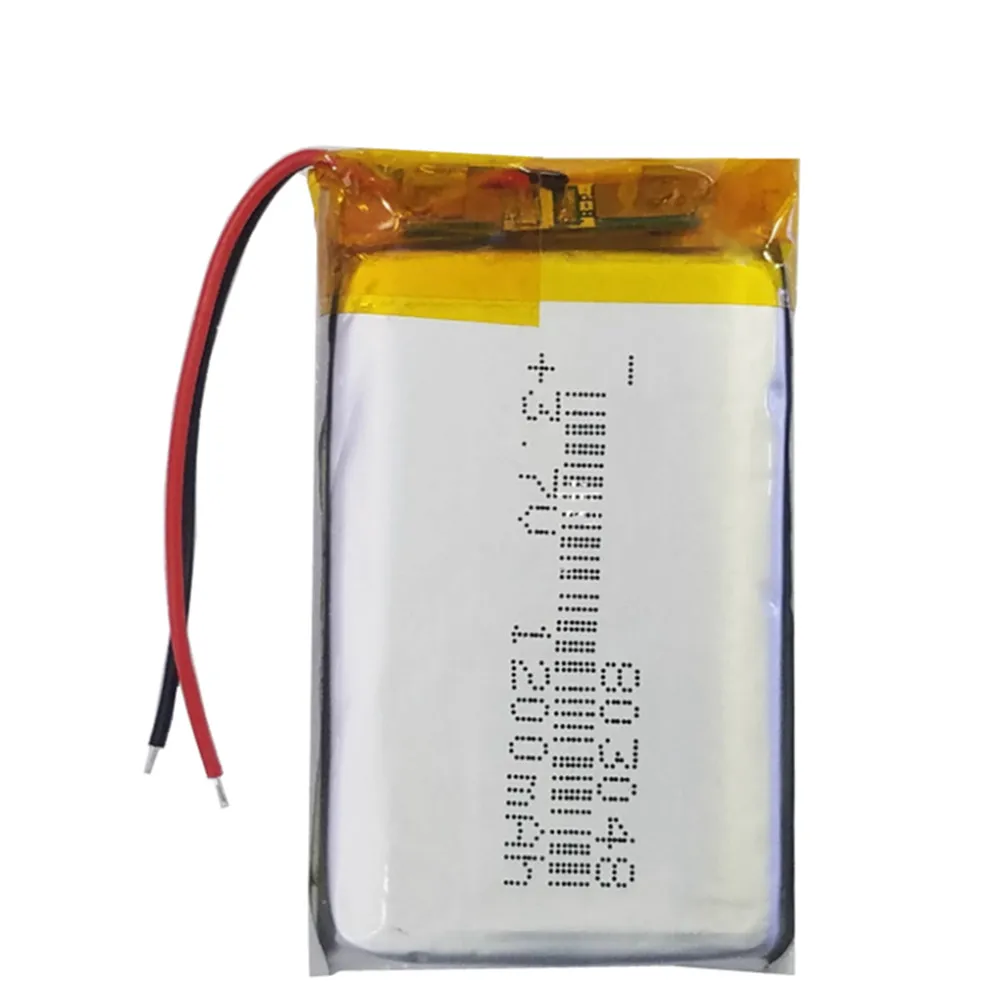 803048 753048 803050 3.7V 1200mAh Polymer Lithium Lipo Rechargeable Battery For Mp3 GPS Recording Pen Bluetooth Massager Scanner