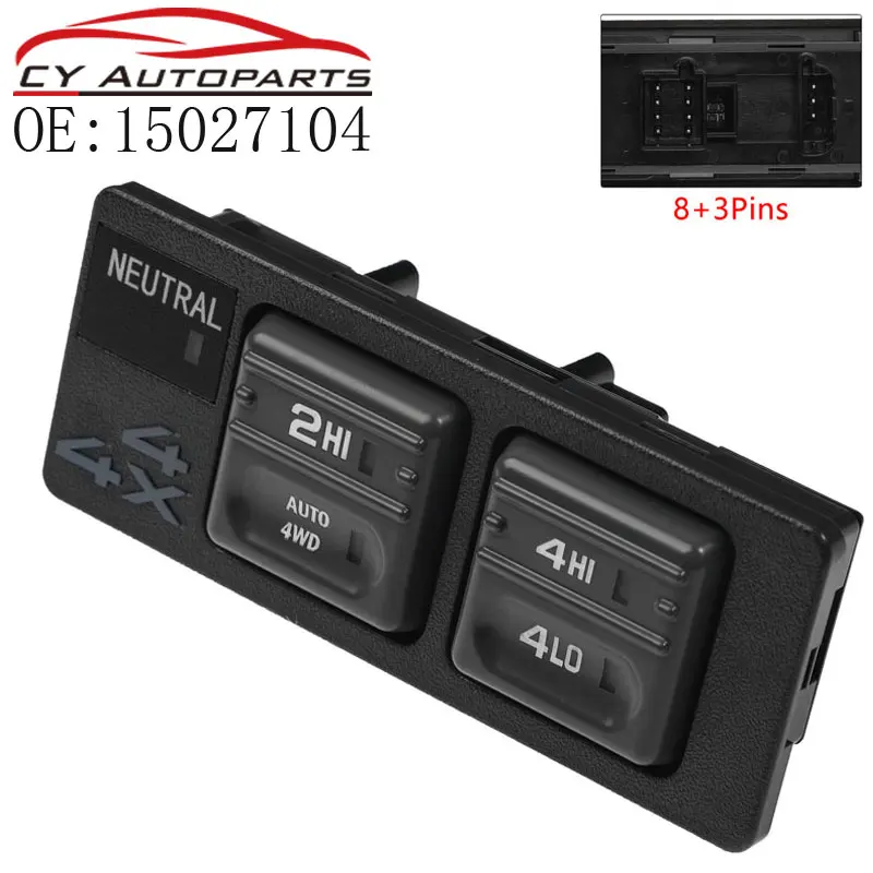 15027104 New 4x4 4WD Transfer Case Shift Control Switch For GMC Chevrolet Cadillac 19168765