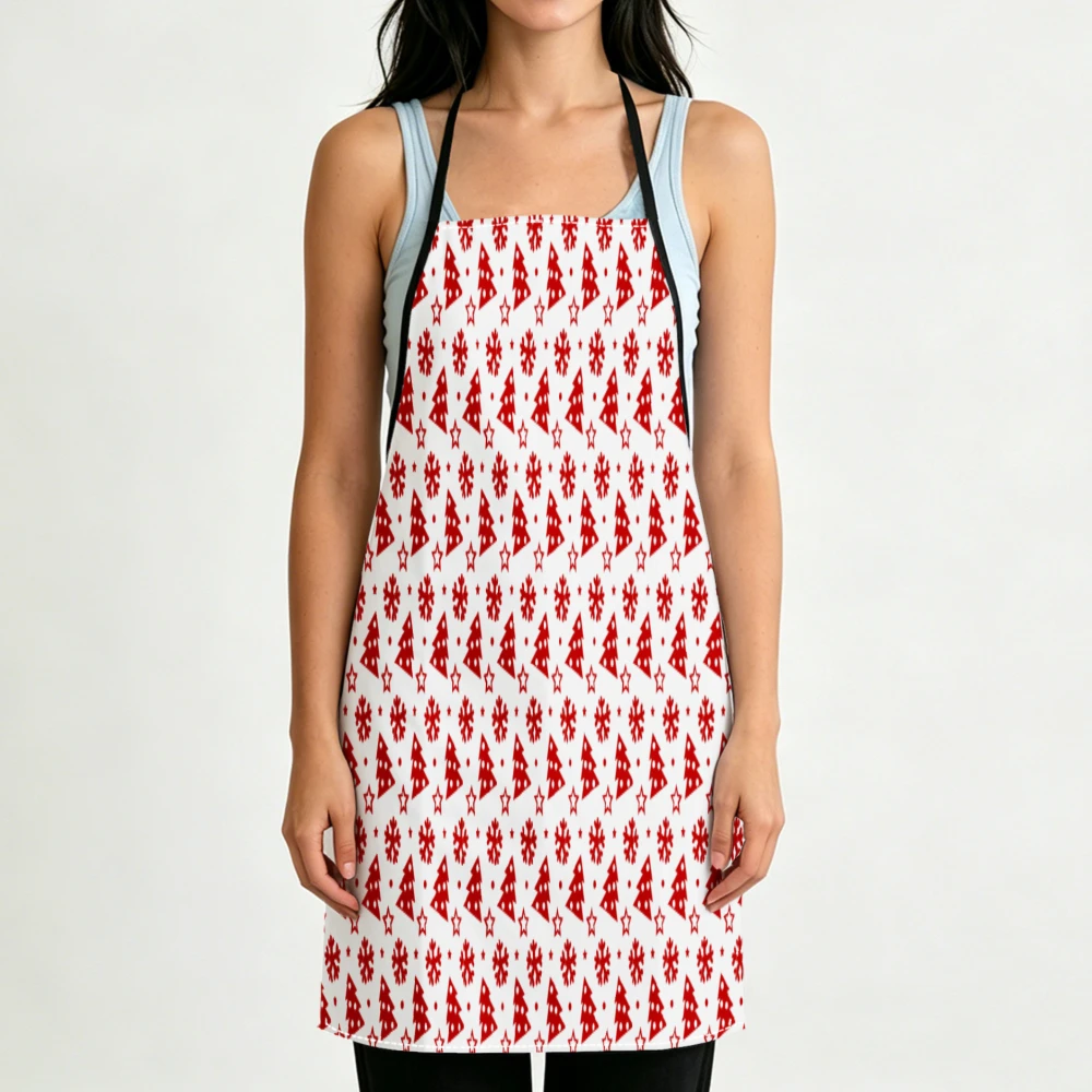 Cute Red Lobster Pattern Apron Kitchen Aprons For Cooking Baking And Grilling Adjustable Bibs