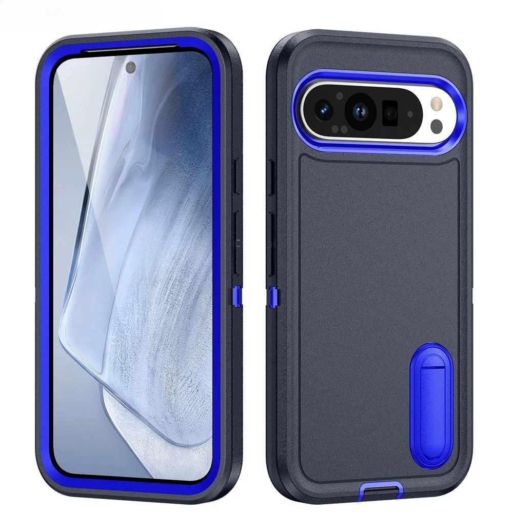 

Luxury 3in1 Armor Otter CASE BOX Shield Armor for Google Pixel 9 Pro XL 9ProXL Shockproof Soft Bumpers Protective Hard Cover