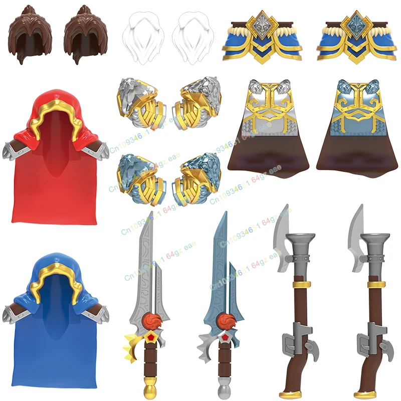 ตัวต่อ DT019 Warcraft อัลซัคส์ นักรบมัสเกติเยอร์คน้อย ชุดตัวต่ออนิเมะ ของเล่นสะสม โมเดลของเล่นสะสม ของขวัญ