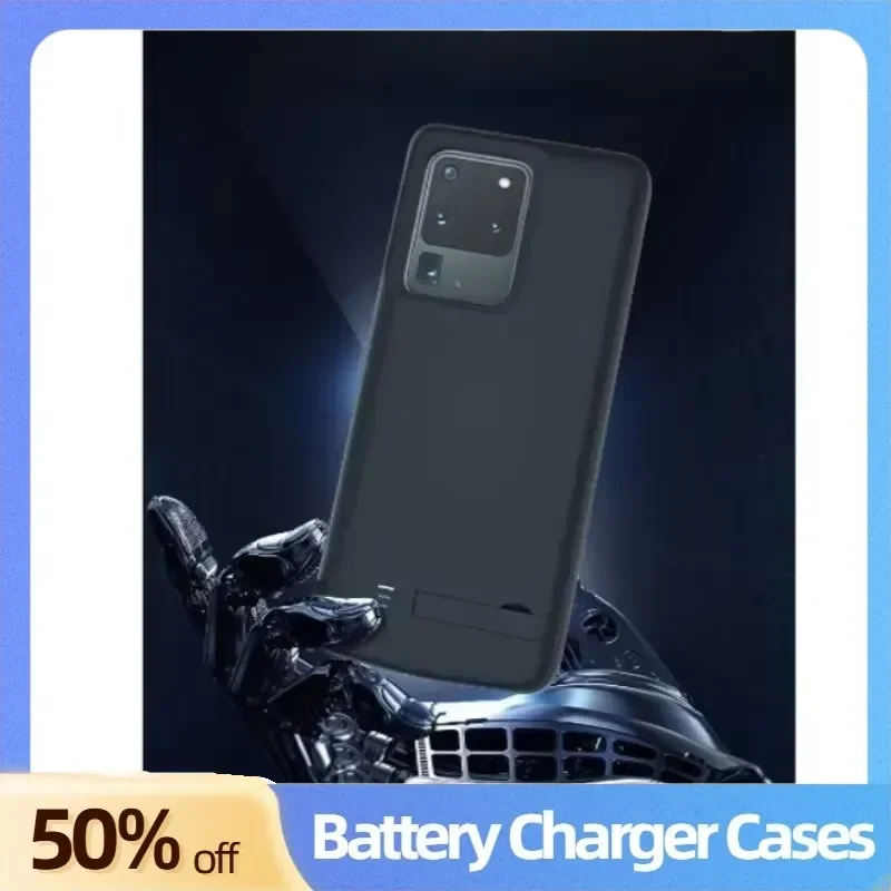 5000mah 6000mAh Magnetic Battery for Samsung S10plus S10 S10E Note20Ultra Note20 Note10plus Note10 Portable Power Bank Cover view 3
