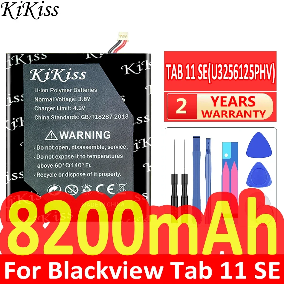 

Safe Reliable Replacement 8200mAh For Blackview Tab 11 SE SE U3256125PHV Tablet Battery