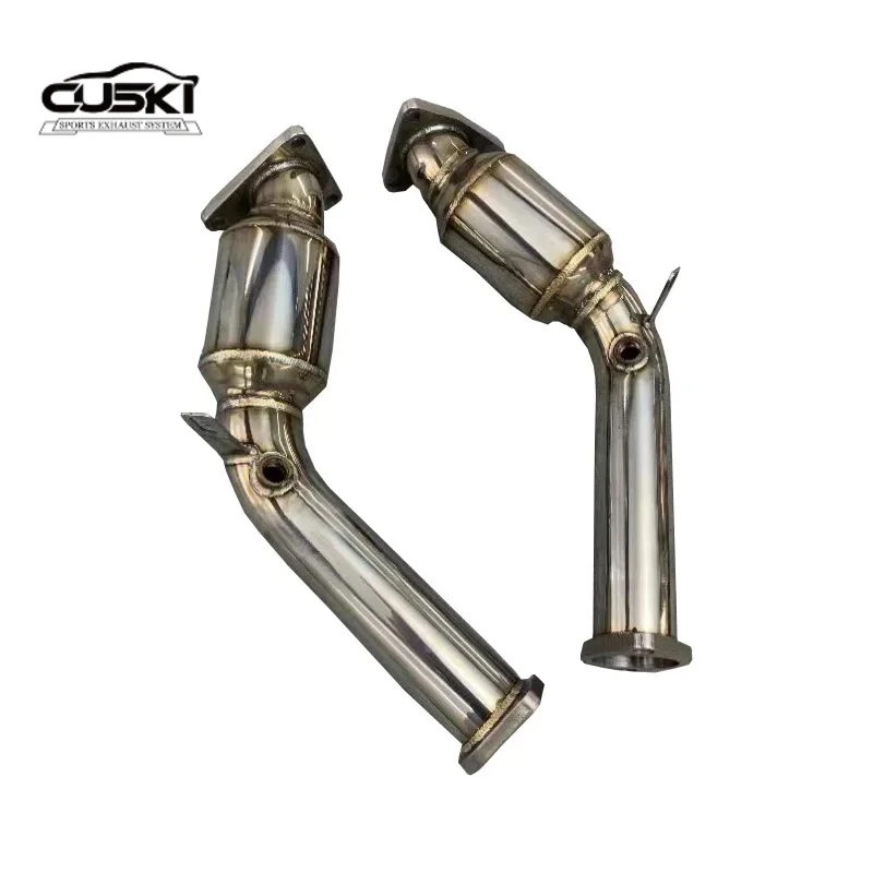 High Performance Exhaust Downpipe For Infiniti Q50s G25 G37 FX35 quality Stainless Steel car Exhaust Modification system