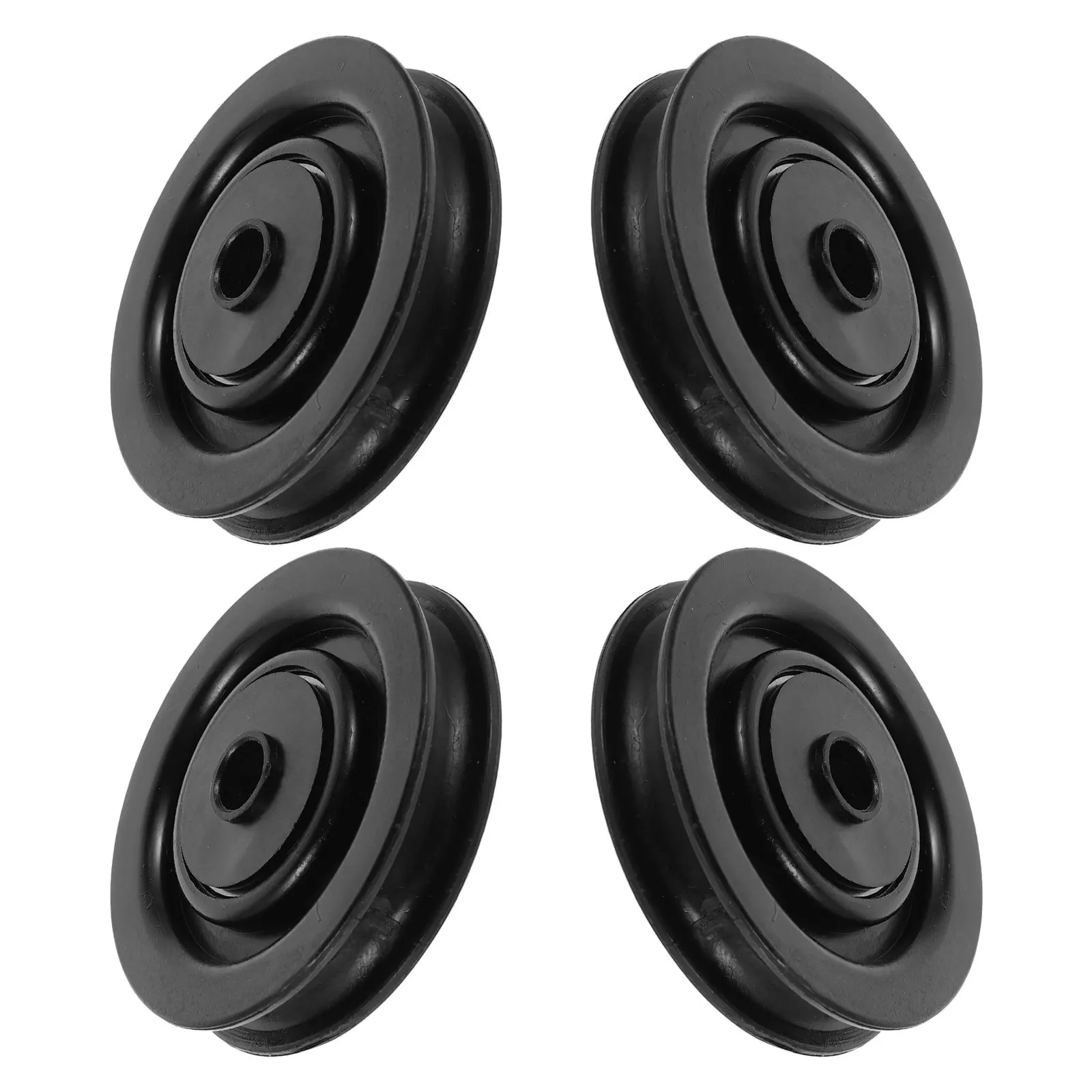 

4Pcs Nylon Bearing Gym Pulley Wheel - Wear Resistant Exercise Equipment Pulley - Smooth Quiet Performance for Cable Machine