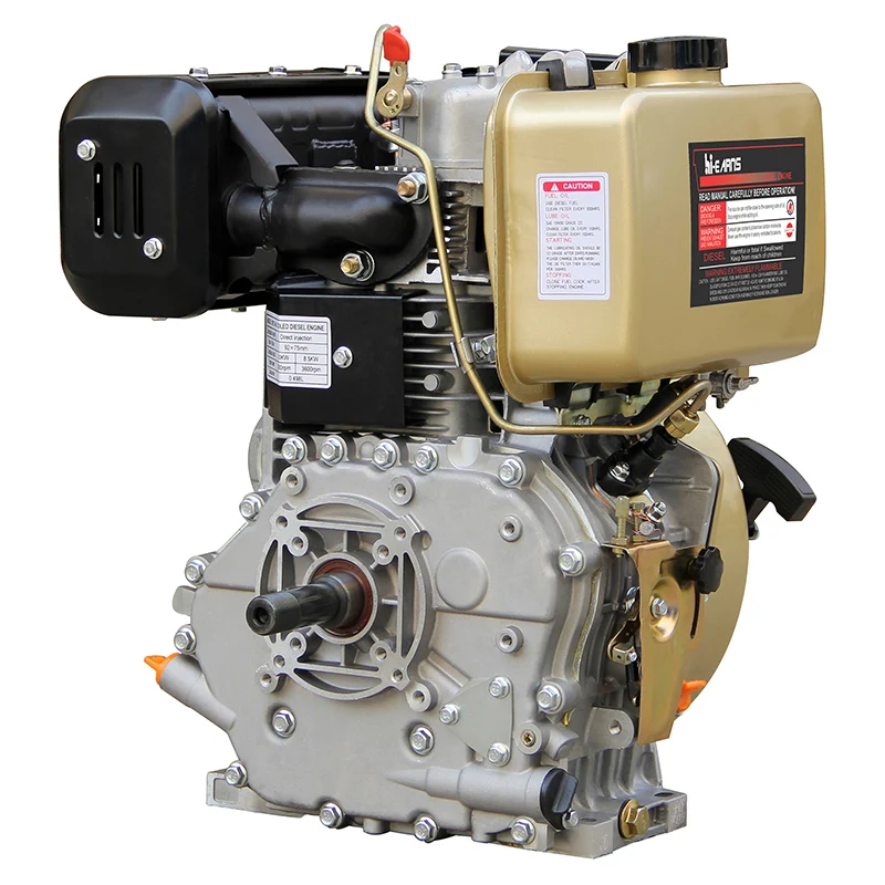 

10HP HR192FD Single Cylinder Manual Start Air-Cooled Easy Operation Euro 5 Emission Standard
