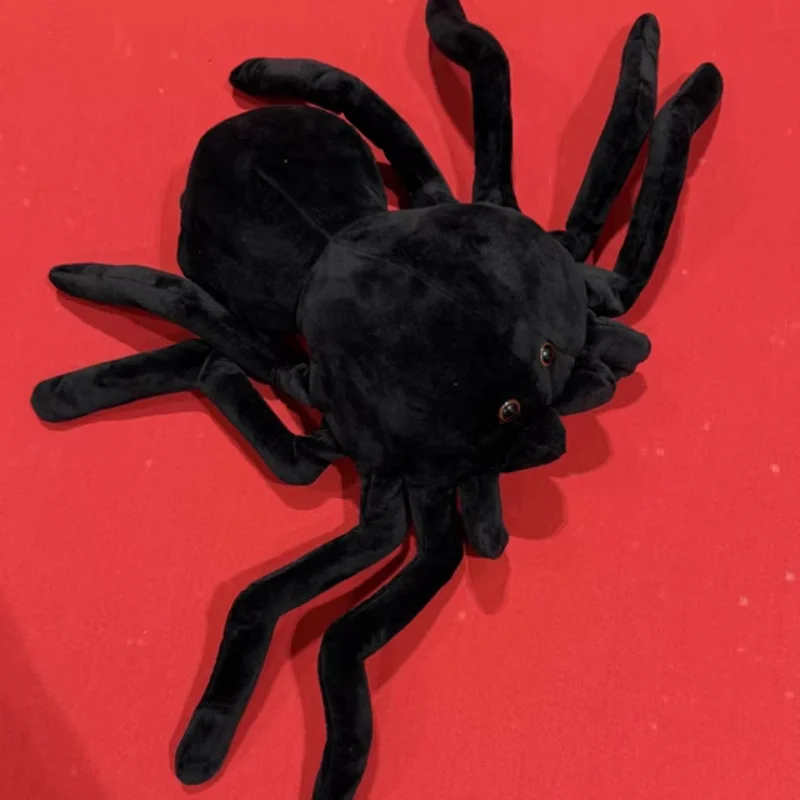 

Halloween Spider Plush Doll Cute Soft Insect Model Toys Funny Decoration Festival Ornament Body Pillow Creative Birthday Gift