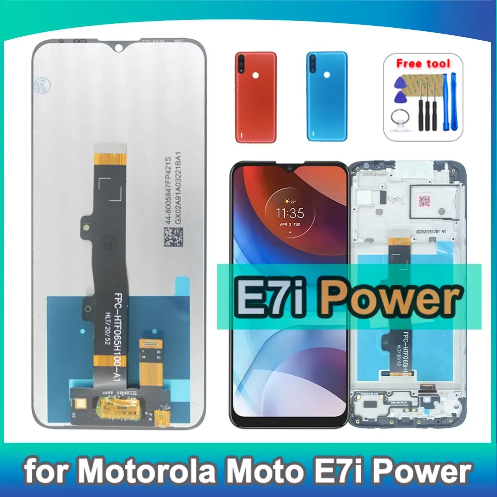 Pantalla LCD para Motorola Moto E7i Power, Digitalizador de Pantalla Táctil, Ensamblaje para Moto E7i Power XT2097-12 XT2097-13 XT2097-14