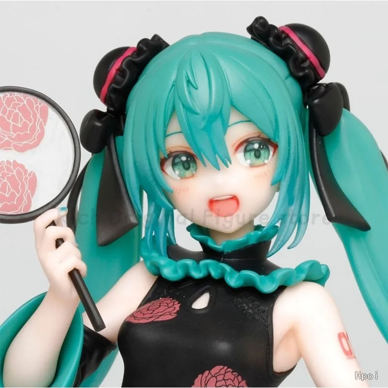 【Em estoque】Trajes TAiTO originais Hatsune Miku Cheongsam Vestido Anime Figura Modelo Ornamento
