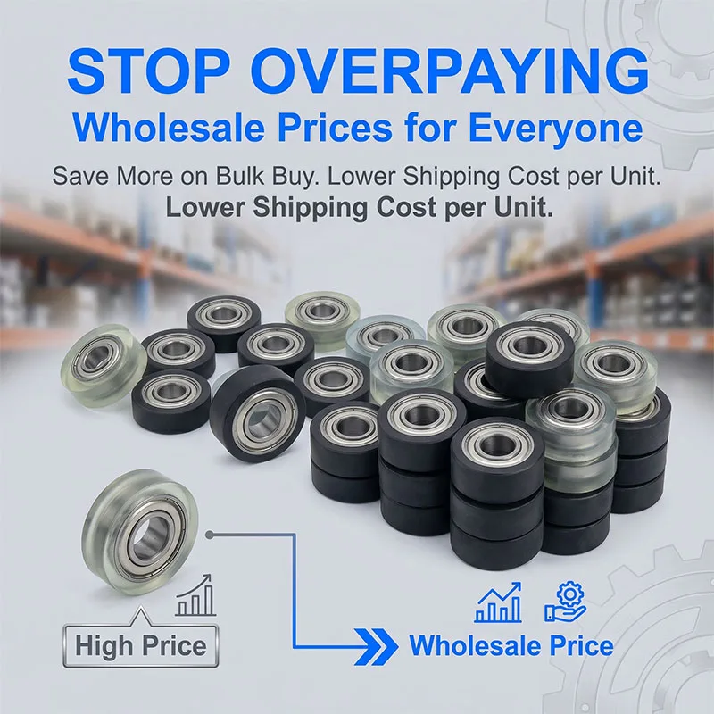 10pc PU69310-4 PU Coated 693ZZ Bearing Wheel 3x10x4 Low Noise Guide Roller for Small Conveyor & Robotics Parts PU Bearing 623ZZ