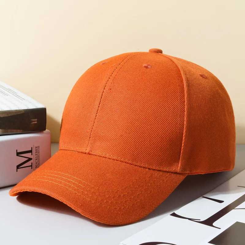 Casquette de baseball unie pour hommes et femmes, chapeaux pare-soleil jaunes, bon marché, été, automne, printemps