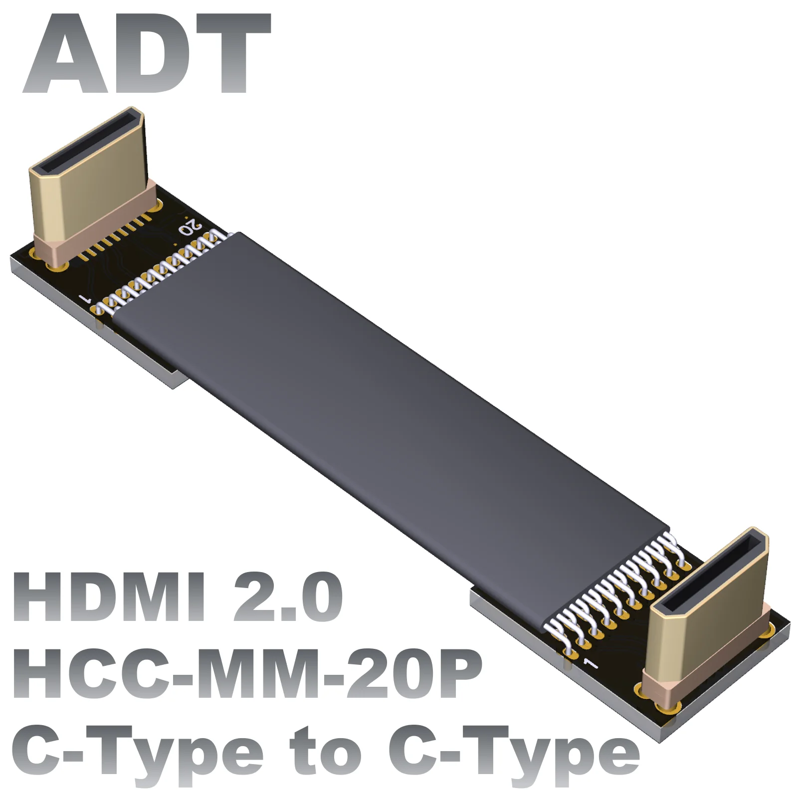 

ADT mini HDMI-совместимая воздушная камера линия C, изогнутая вверх и вниз, ультратонкая линия высокой четкости, расширенная короткая линия