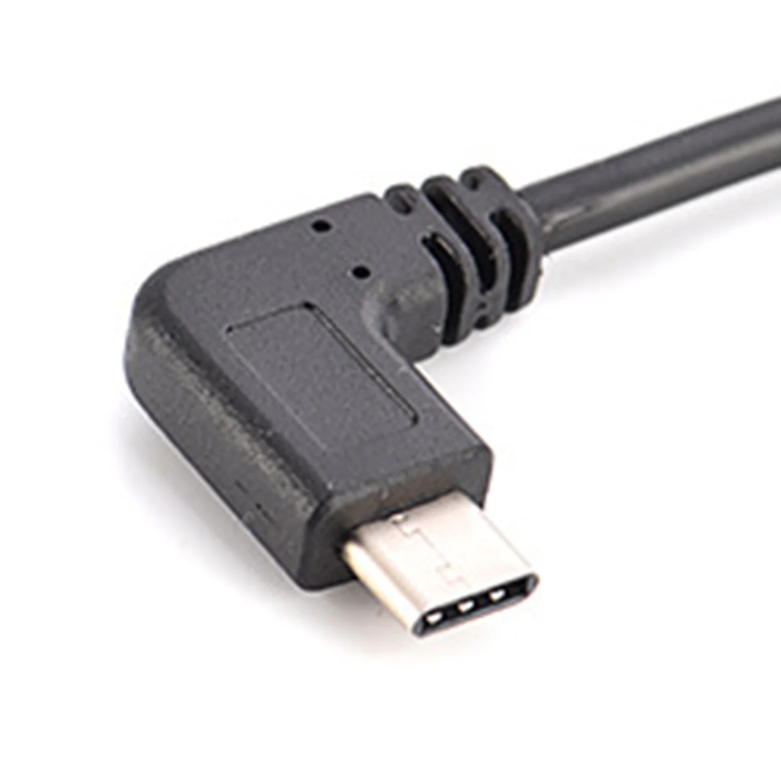 Male to Female Cord Adapter Type C Male 90 Degree to Mini5P Female Extender Cable Suitable for Phones Computers Tablets