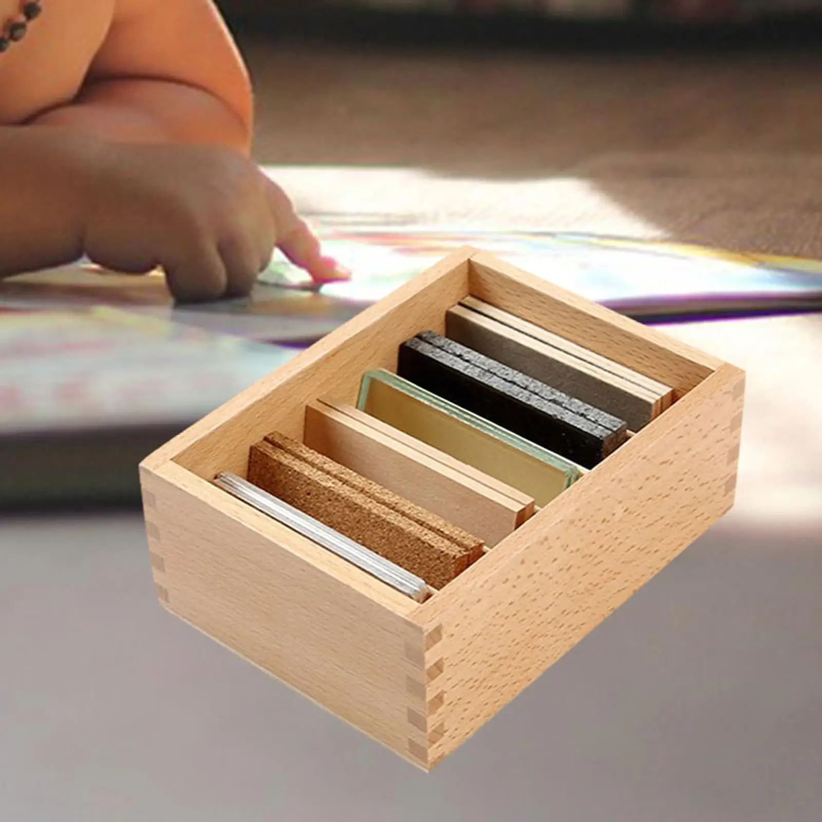 

Sensorial Materials with Box Touch Tablet for Children Kids Toddlers
